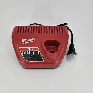 Genuine Milwaukee M12 Battery Charger Lithium Ion 12 Volt 48-59-2401 OEM NEW